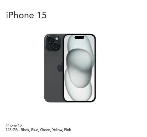 iPhone 15 - 128 GB